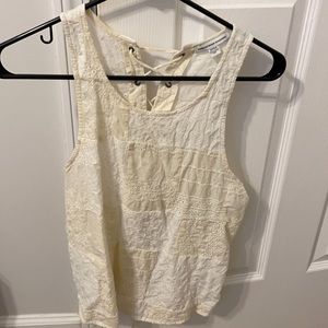 American eagle top with criss cross back